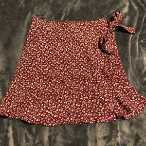 Hollister Wine colored skirt